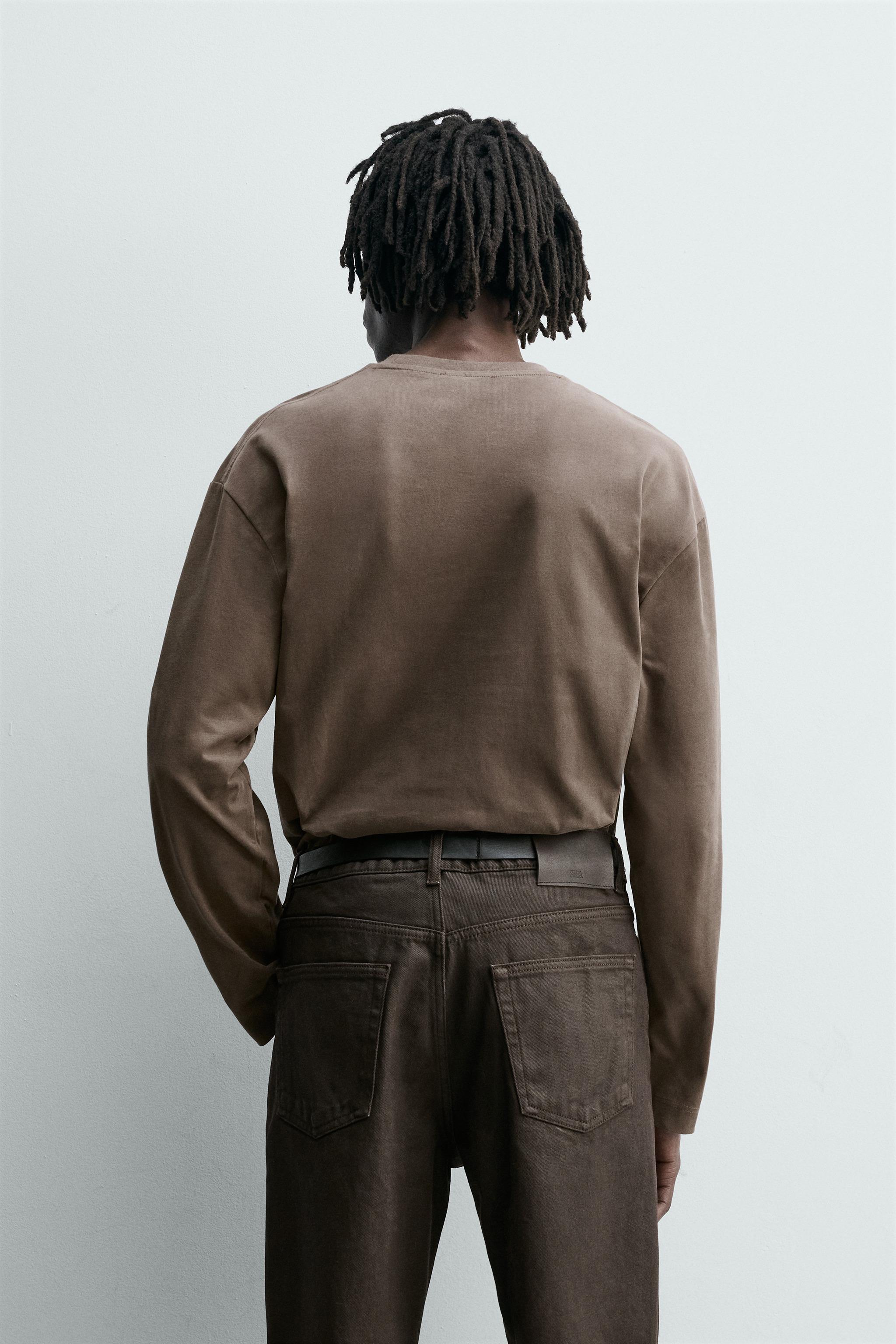 WASHED LONG SLEEVE T-SHIRT